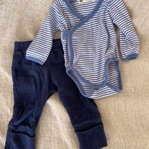 Monica and Andy kimono top and bottoms